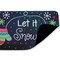 Let It Snow Mittens Printed Anti-Fatigue Floor Mat, 18x30, Made in USA - Holiday Ready